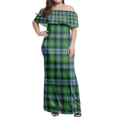 Clan Arbuthnot Ancient Tartan Hawaii Dress TY54 Clan Arbuthnot Tartan Hawaii Dress